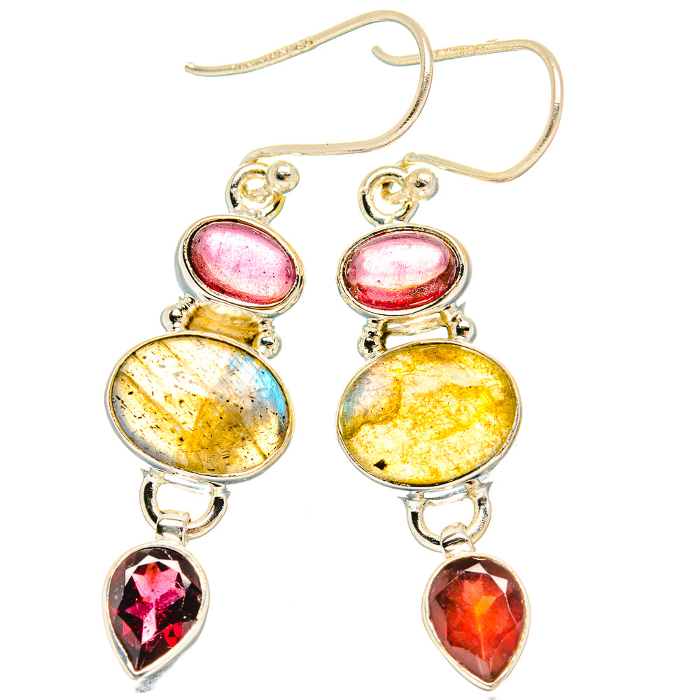Labradorite Earrings handcrafted by Anasilvercos - EARR426588 - Photo 2