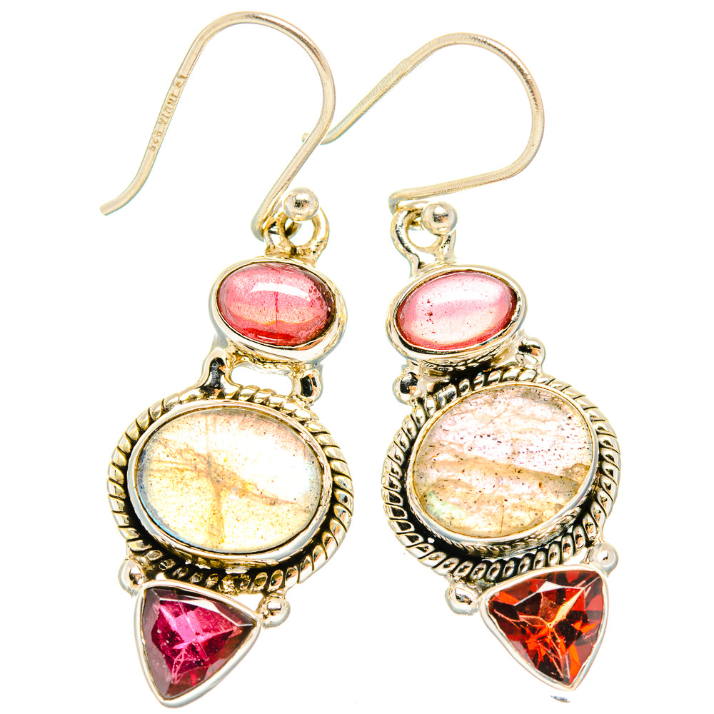 Labradorite Earrings handcrafted by Anasilvercos - EARR426606 - Photo 2