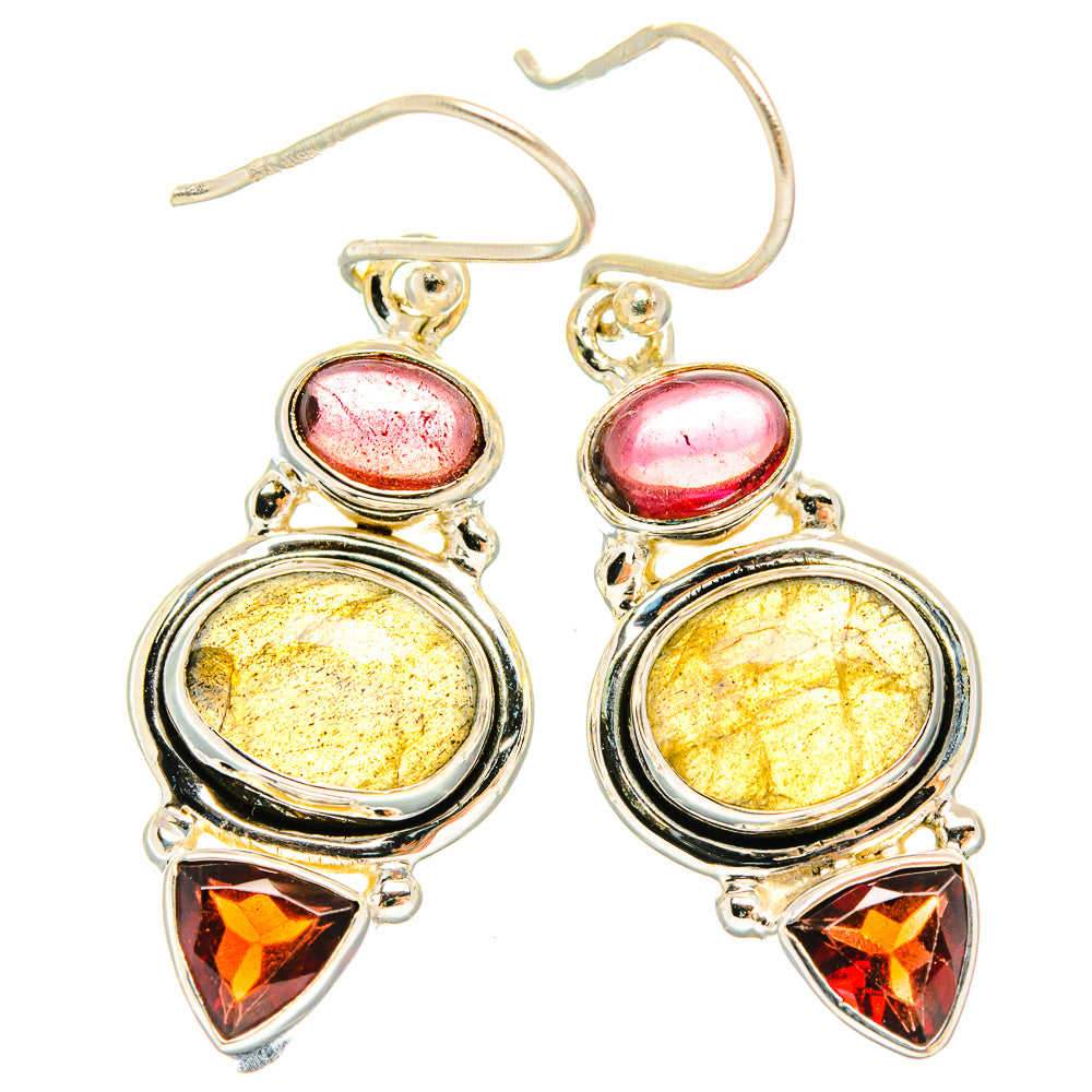 Labradorite Earrings handcrafted by Anasilvercos - EARR426614 - Photo 2