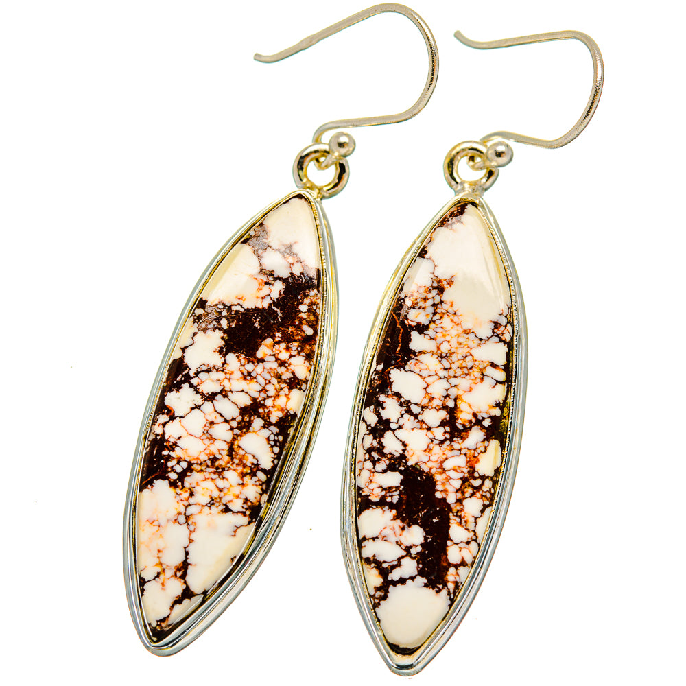 Wild Horse Jasper Earrings handcrafted by Anasilvercos - EARR426617 - Photo 2