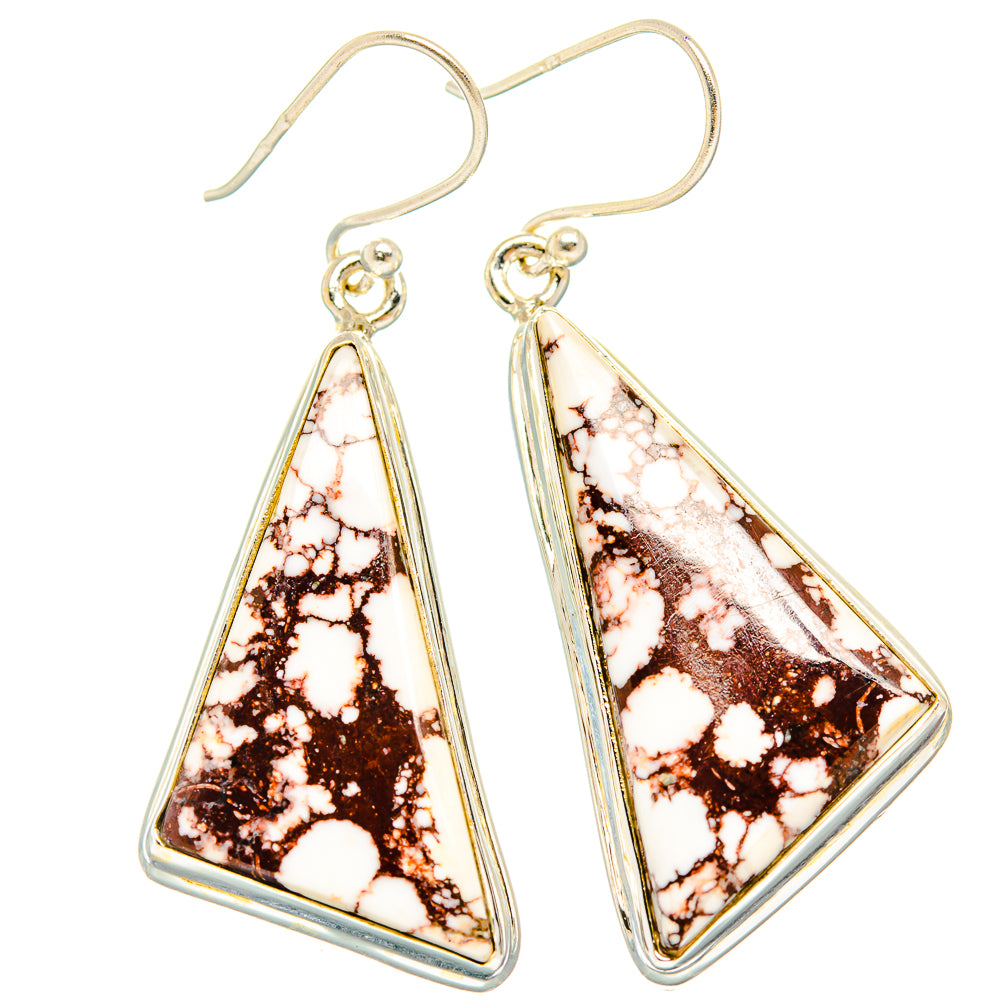 Wild Horse Jasper Earrings handcrafted by Anasilvercos - EARR426624 - Photo 2