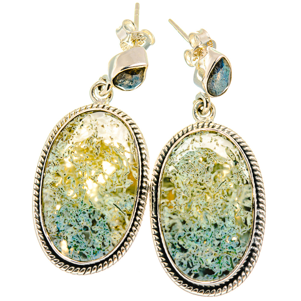 Ocean Jasper Earrings handcrafted by Anasilvercos - EARR426628 - Photo 2
