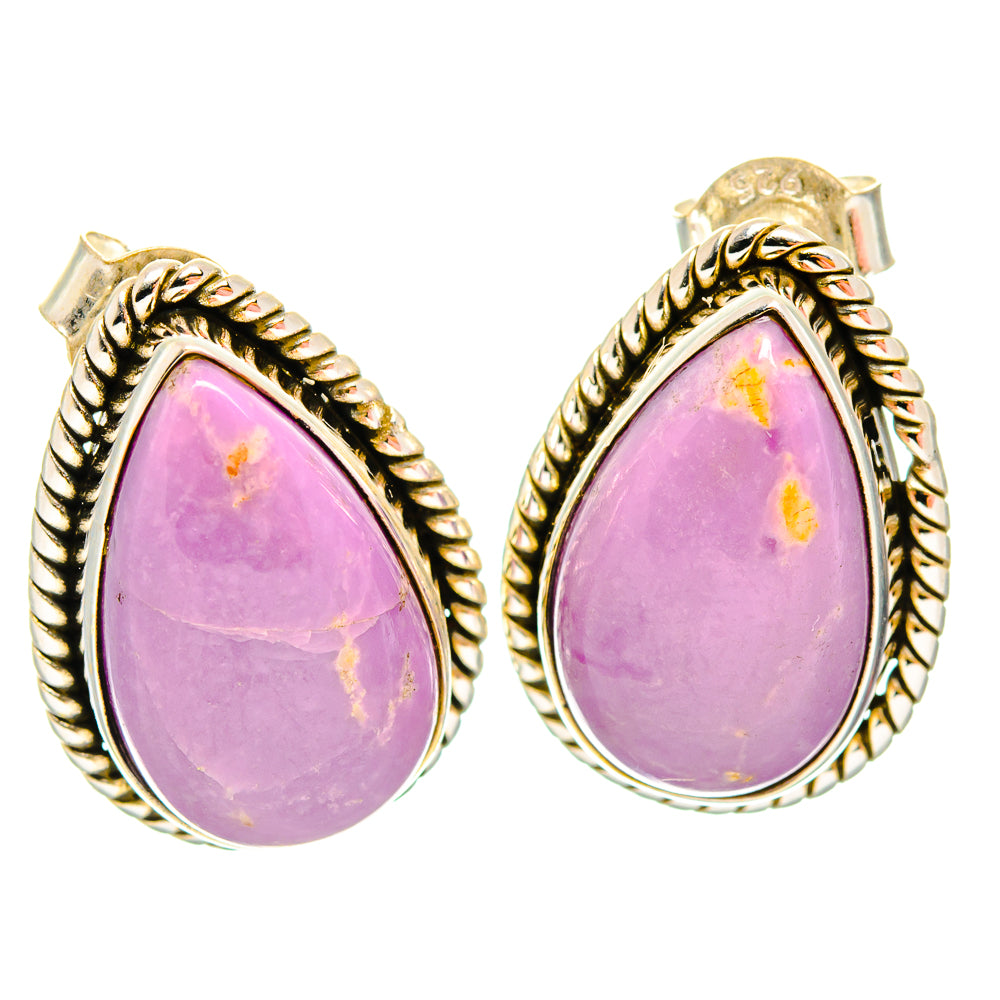 Phosphosiderite Earrings handcrafted by Anasilvercos - EARR426639 - Photo 2