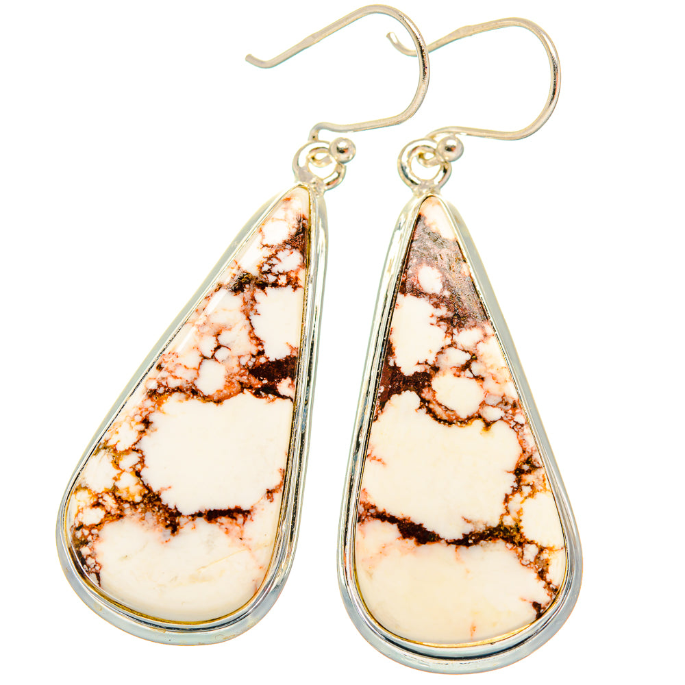 Wild Horse Jasper Earrings handcrafted by Anasilvercos - EARR426647 - Photo 2