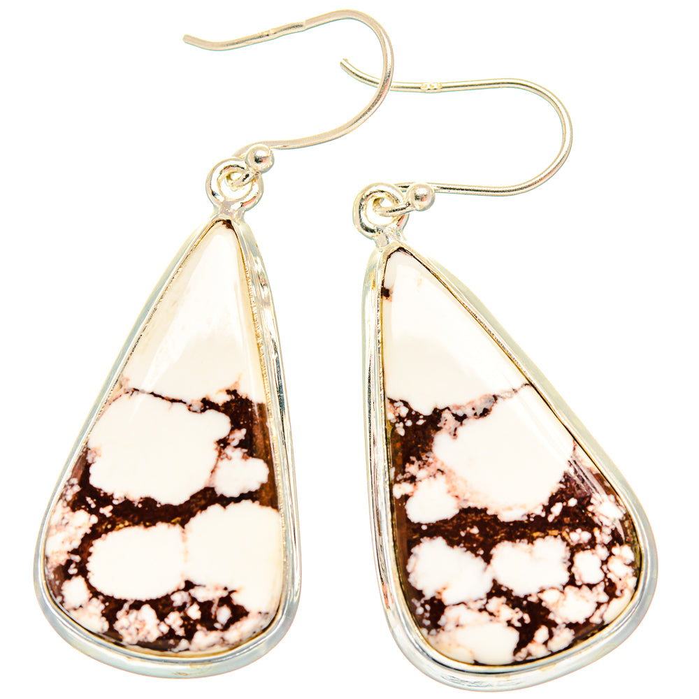 Wild Horse Jasper Earrings handcrafted by Anasilvercos - EARR426680 - Photo 2