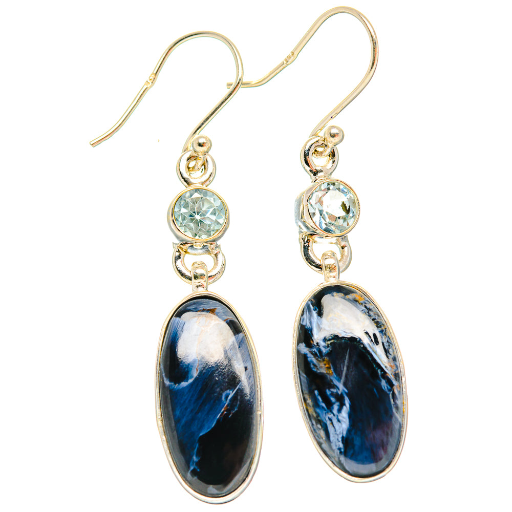 Pietersite Earrings handcrafted by Anasilvercos - EARR426684 - Photo 2