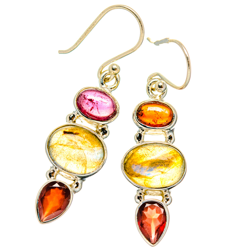 Labradorite Earrings handcrafted by Anasilvercos - EARR426691 - Photo 2