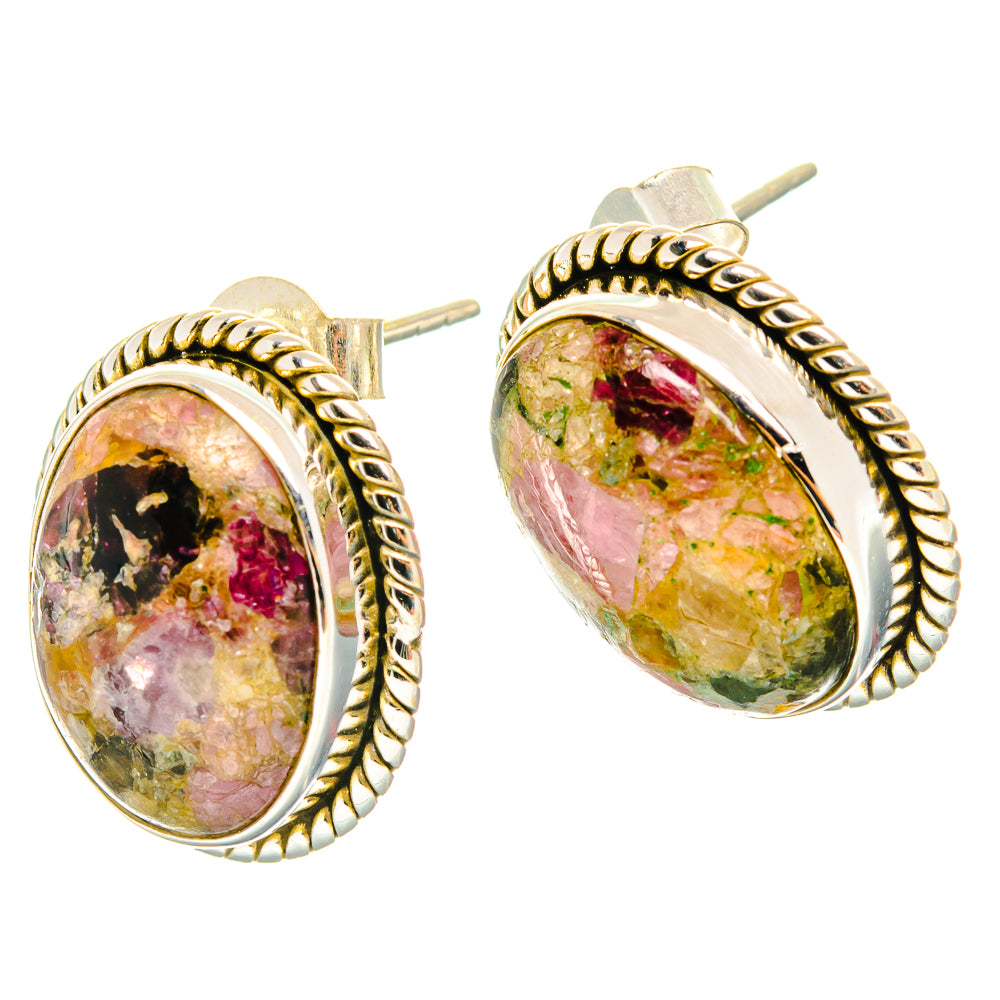 Tourmaline Earrings handcrafted by Anasilvercos - EARR426694 - Photo 2