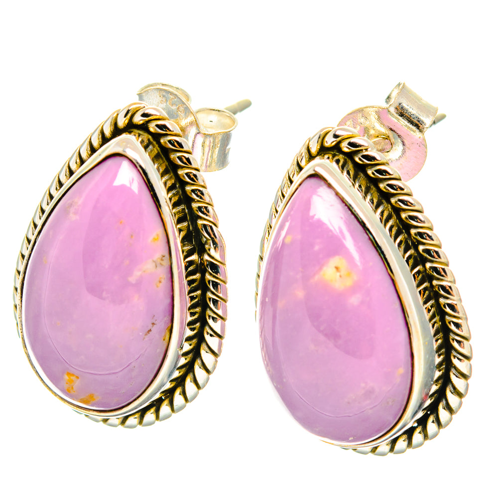 Phosphosiderite Earrings handcrafted by Anasilvercos - EARR426696 - Photo 2