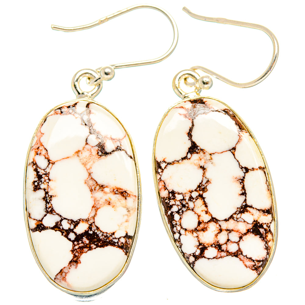Wild Horse Jasper Earrings handcrafted by Anasilvercos - EARR426720 - Photo 2