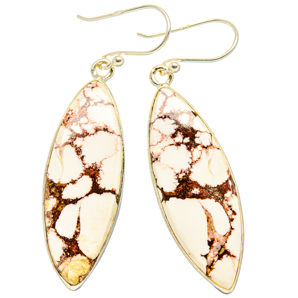 Wild Horse Jasper Earrings handcrafted by Anasilvercos - EARR426731 - Photo 2