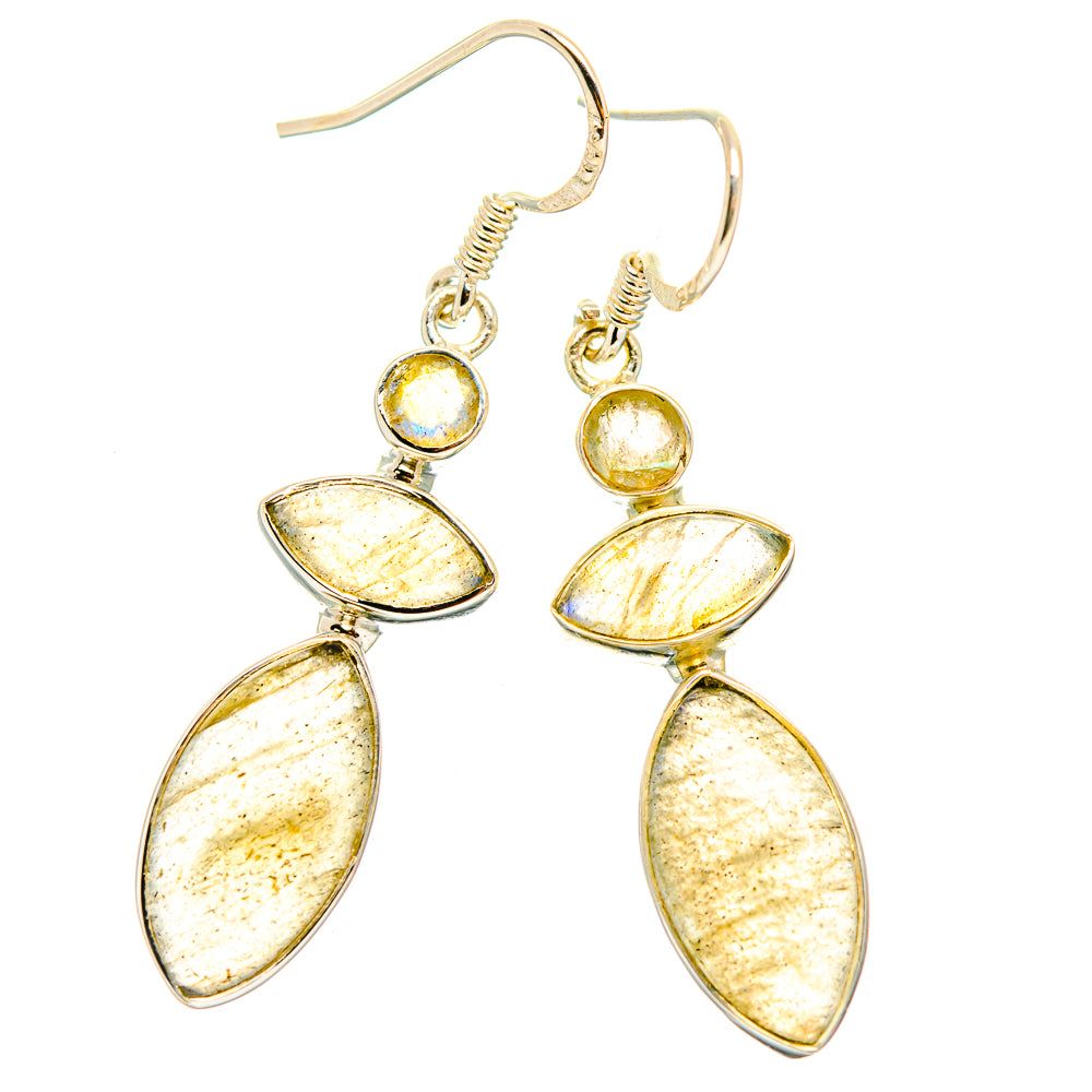 Labradorite Earrings handcrafted by Anasilvercos - EARR426733 - Photo 2