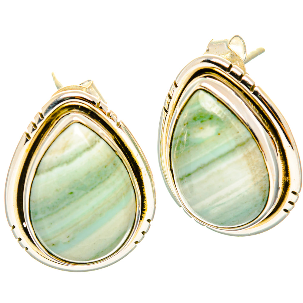 Ocean Jasper Earrings handcrafted by Anasilvercos - EARR426737 - Photo 2