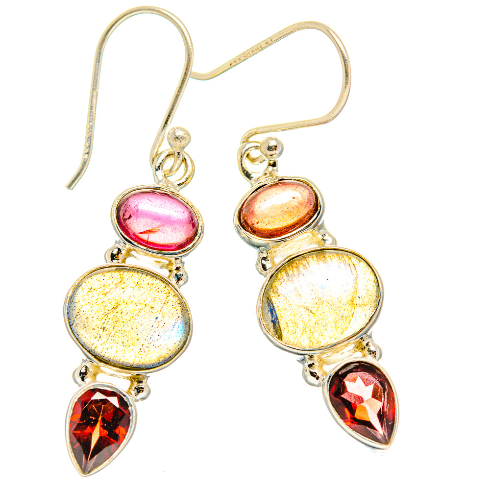 Labradorite Earrings handcrafted by Anasilvercos - EARR426745 - Photo 2