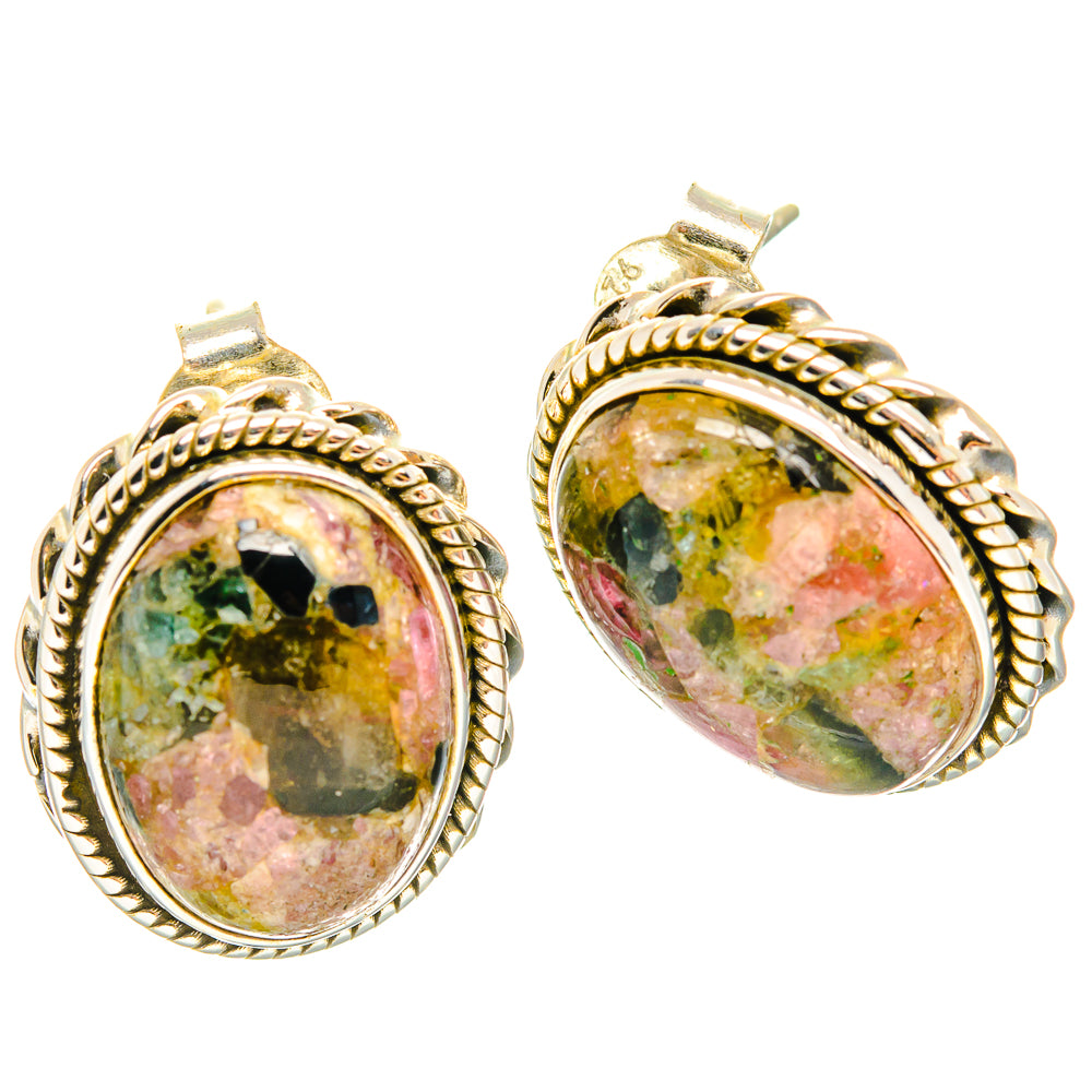 Tourmaline Earrings handcrafted by Anasilvercos - EARR426747 - Photo 2