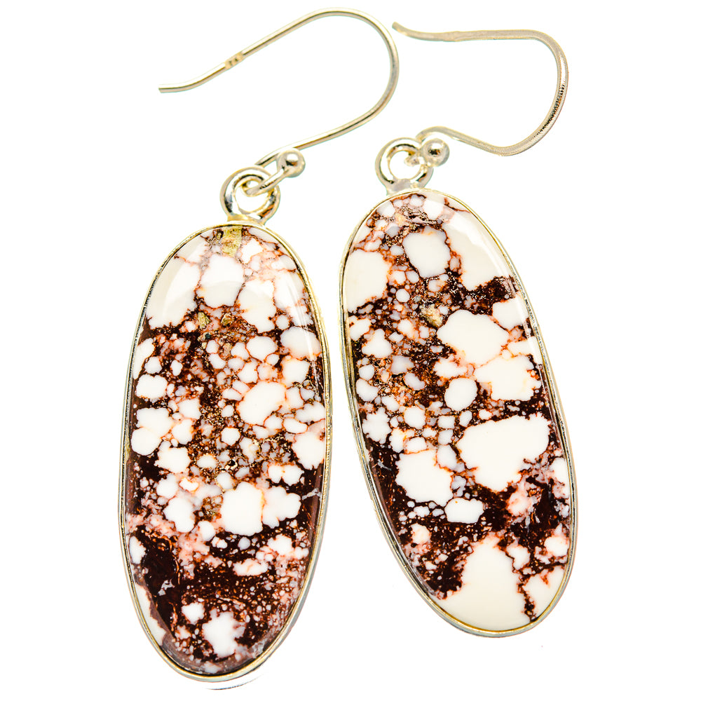 Wild Horse Jasper Earrings handcrafted by Anasilvercos - EARR426752 - Photo 2