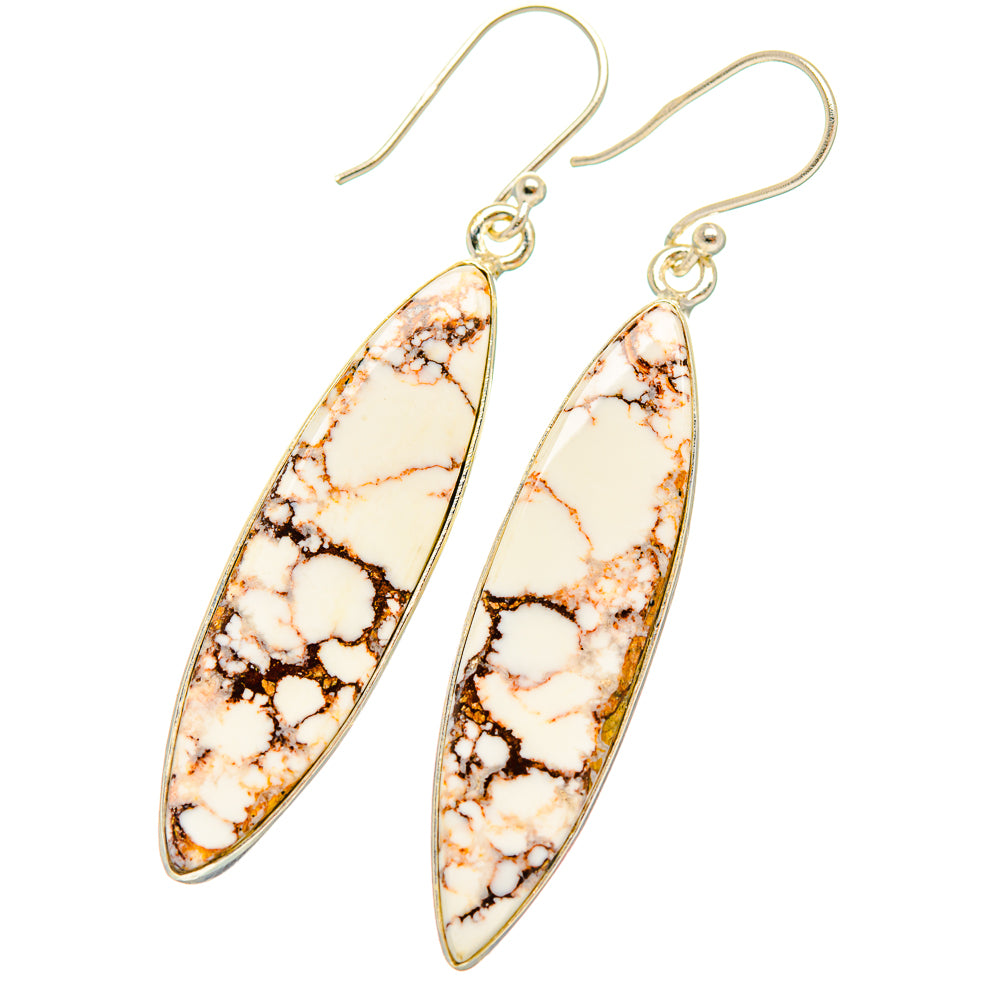 Wild Horse Jasper Earrings handcrafted by Anasilvercos - EARR426757 - Photo 2