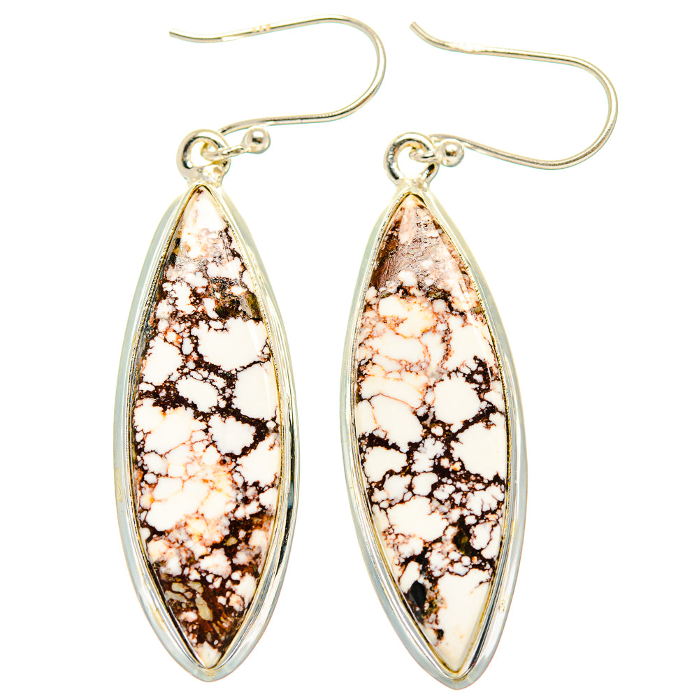 Wild Horse Jasper Earrings handcrafted by Anasilvercos - EARR426768 - Photo 2
