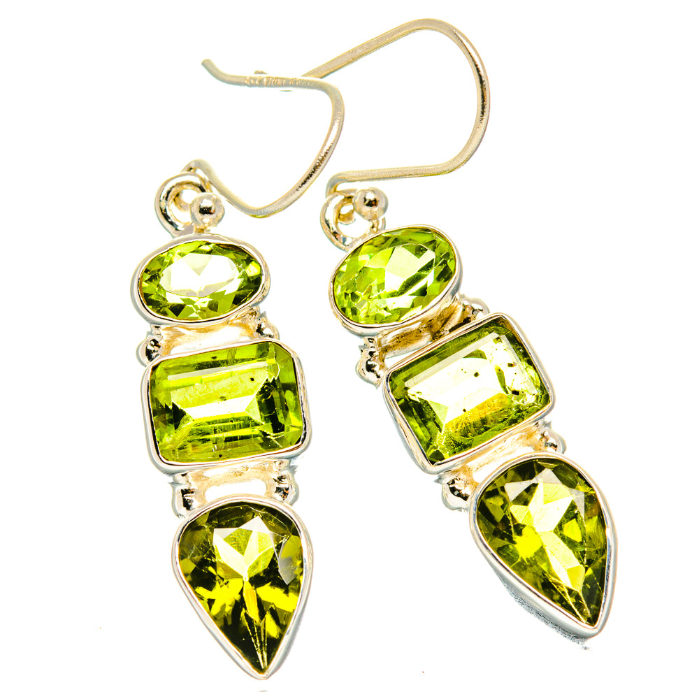 Peridot Earrings handcrafted by Anasilvercos - EARR426772 - Photo 2