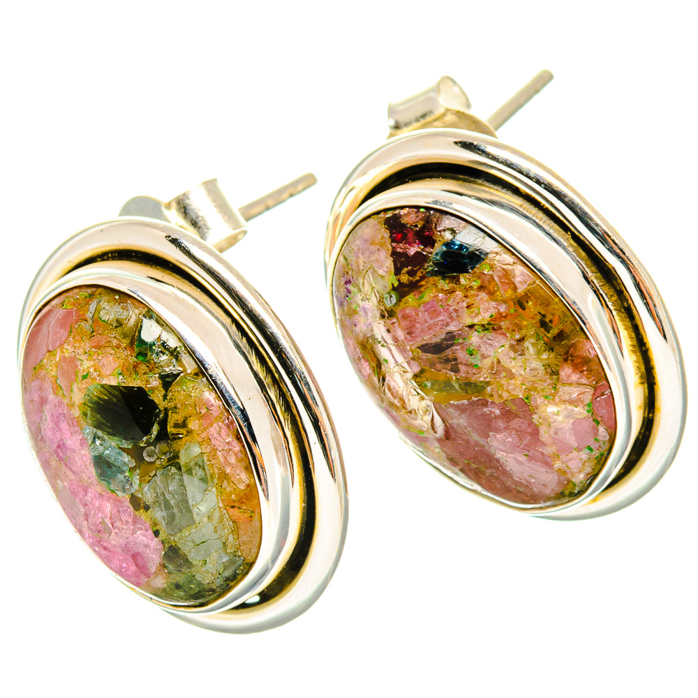 Tourmaline Earrings handcrafted by Anasilvercos - EARR426781 - Photo 2