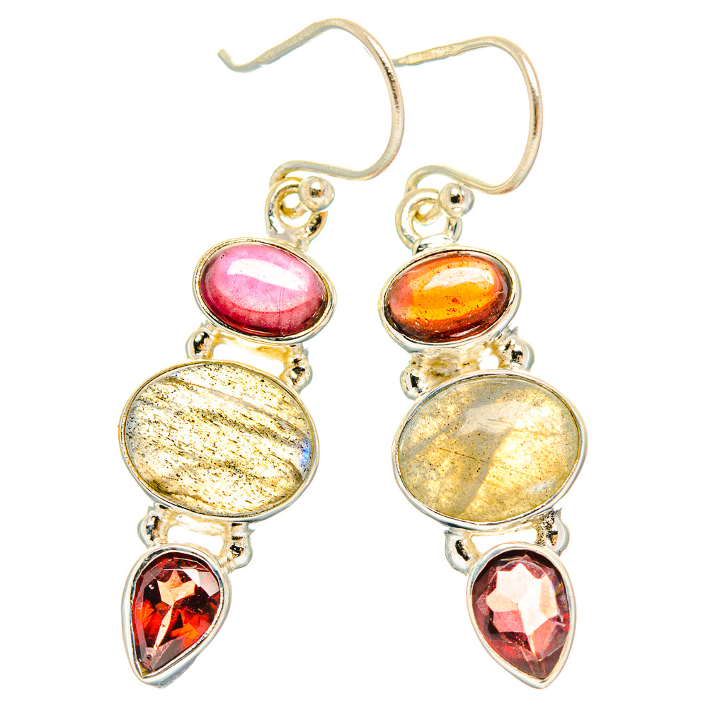 Labradorite Earrings handcrafted by Anasilvercos - EARR426789 - Photo 2