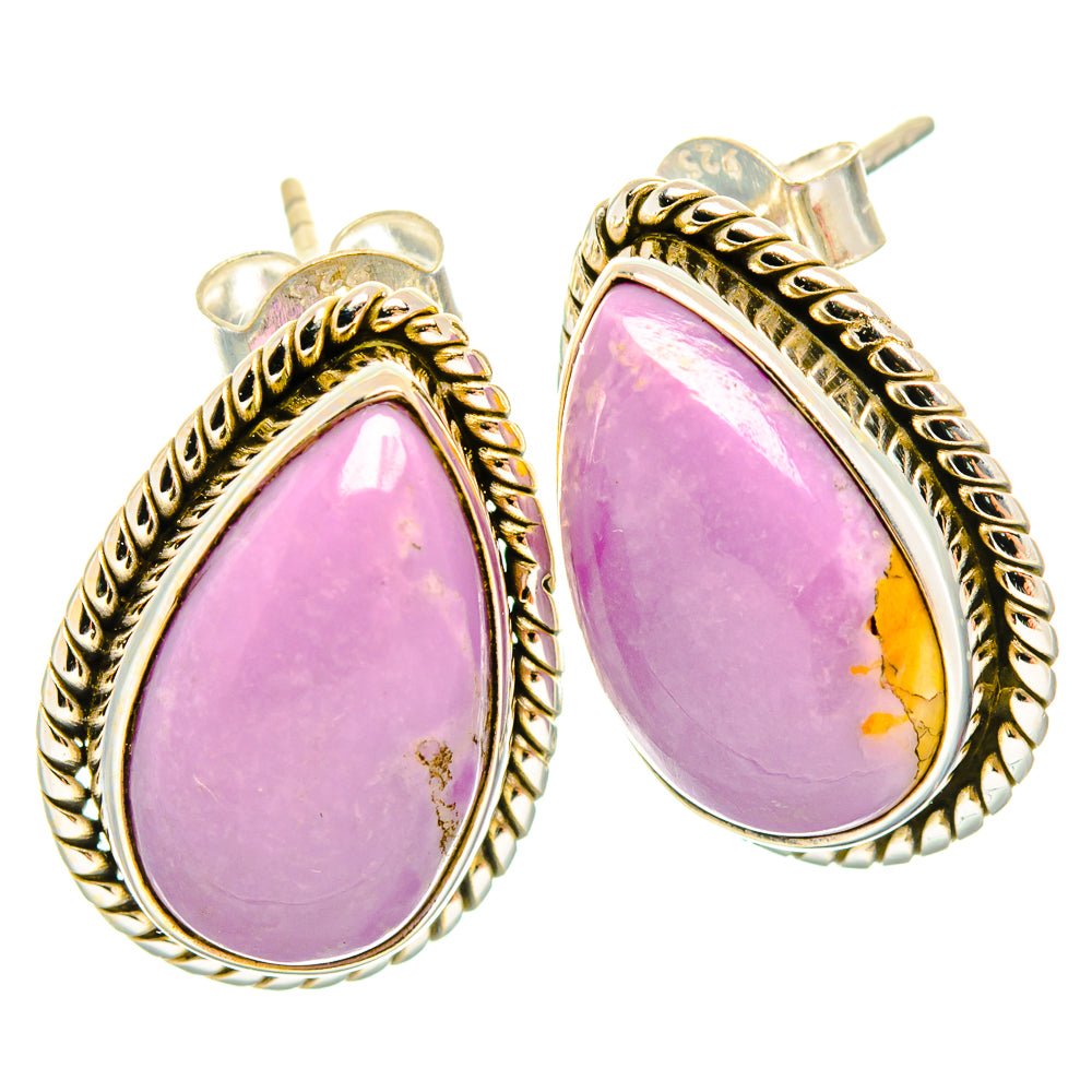 Phosphosiderite Earrings handcrafted by Anasilvercos - EARR426792 - Photo 2