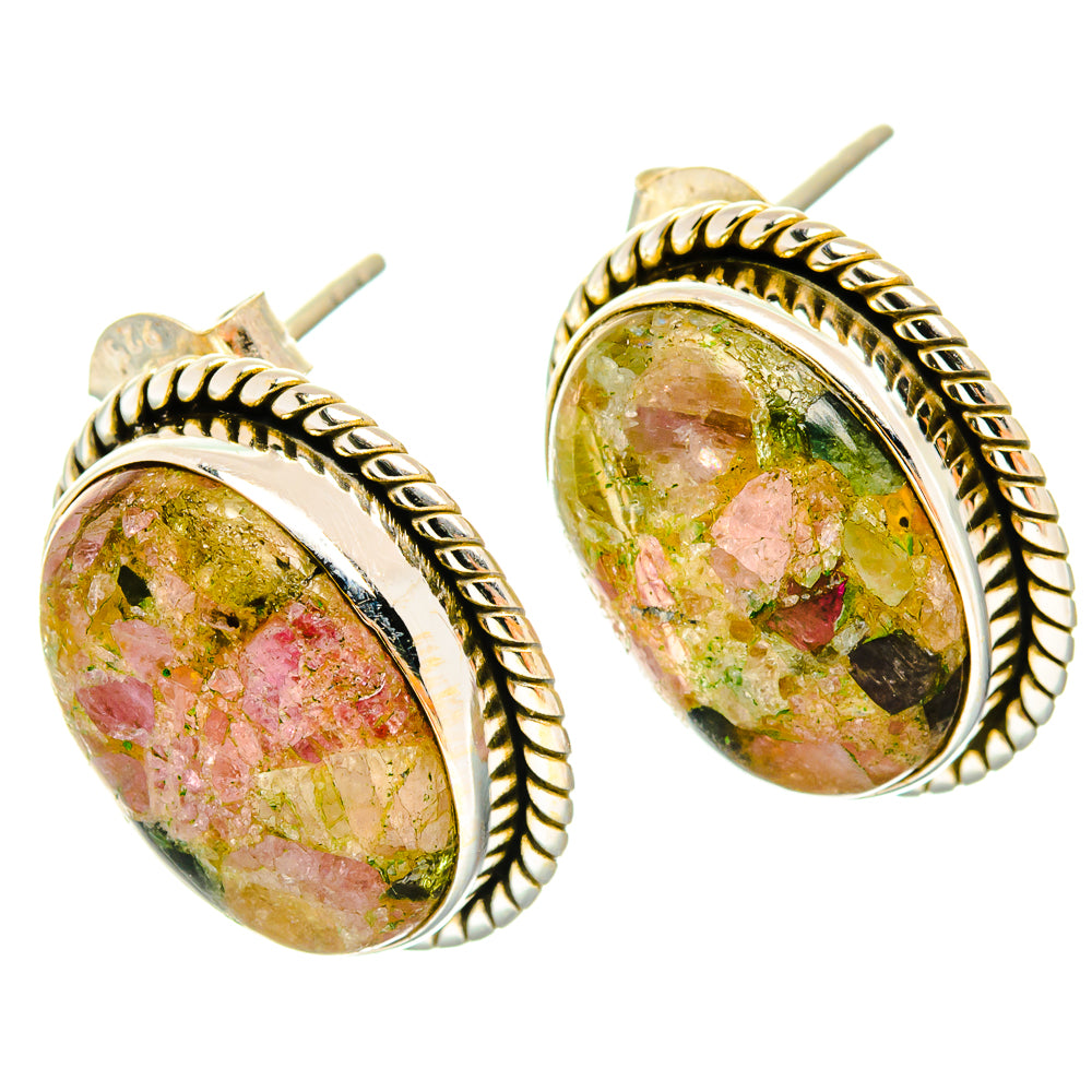 Tourmaline Earrings handcrafted by Anasilvercos - EARR426817 - Photo 2