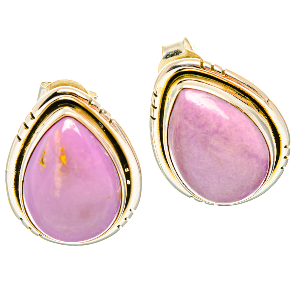 Phosphosiderite Earrings handcrafted by Anasilvercos - EARR426824 - Photo 2