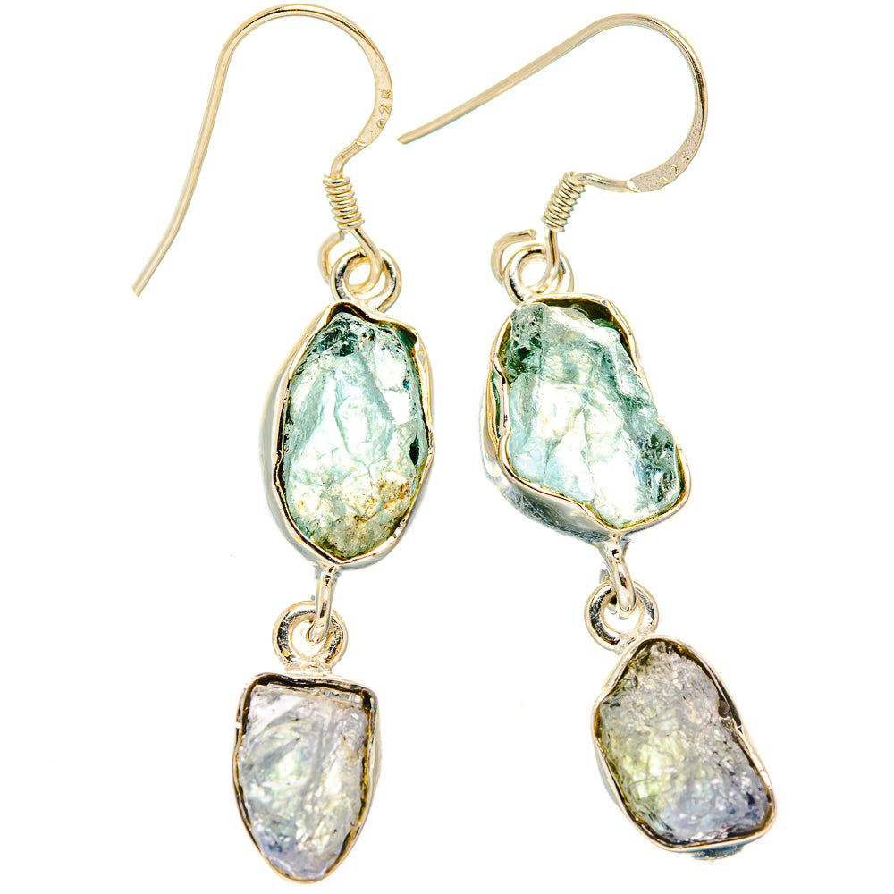 Aquamarine Earrings handcrafted by Anasilvercos - EARR426833 - Photo 2