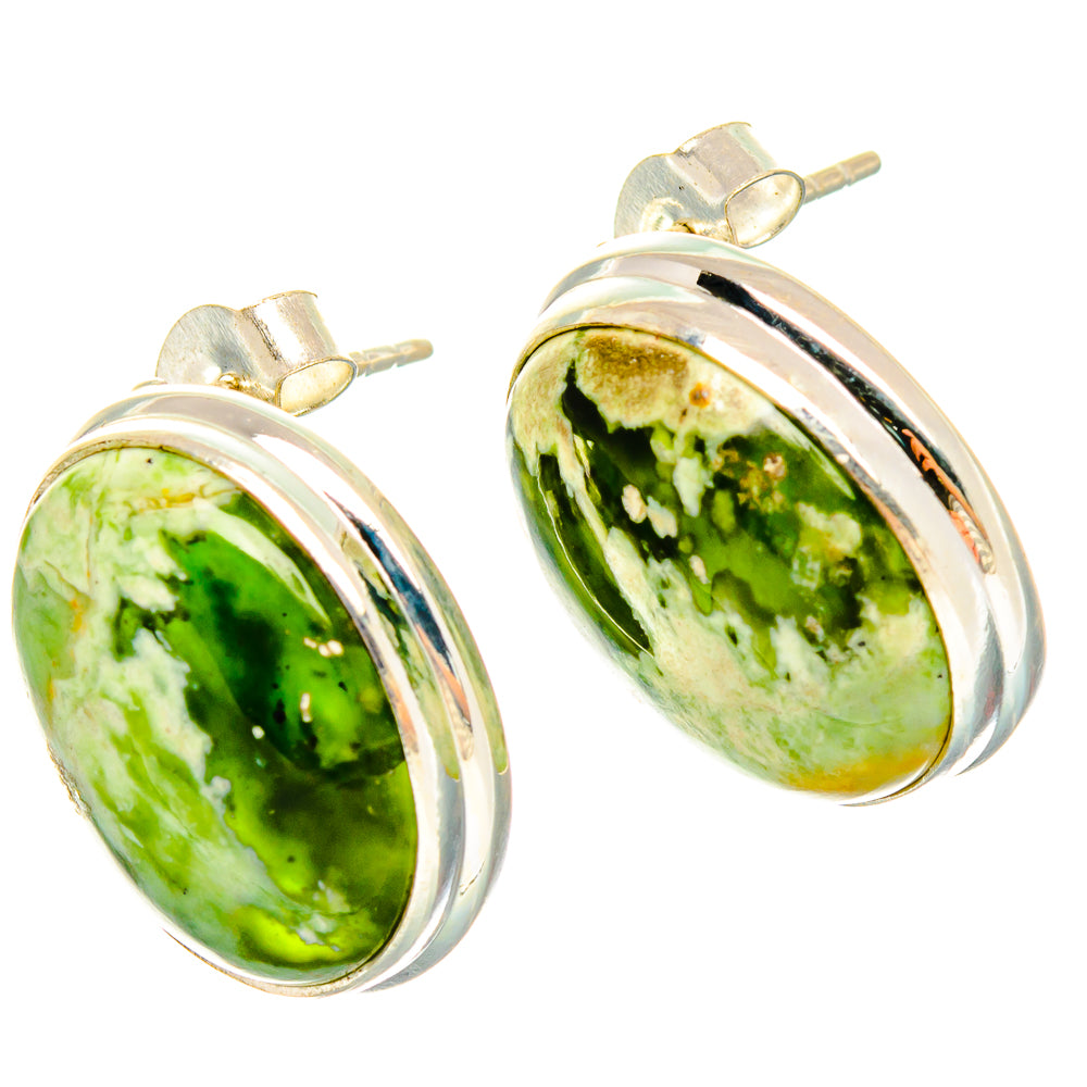Rainforest Opal Earrings handcrafted by Anasilvercos - EARR426851 - Photo 2