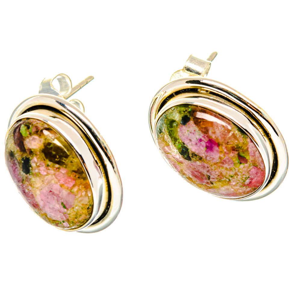 Tourmaline Earrings handcrafted by Anasilvercos - EARR426900 - Photo 2