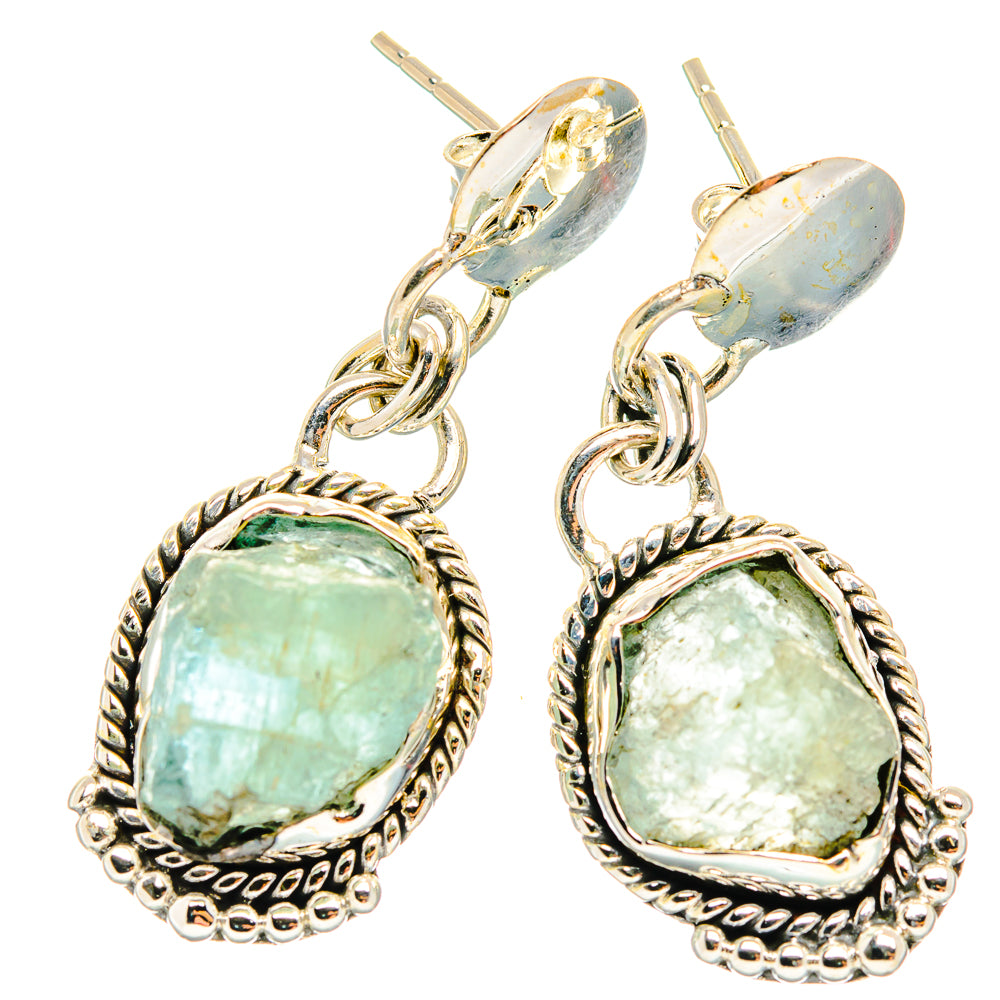 Aquamarine Earrings handcrafted by Anasilvercos - EARR426922 - Photo 2