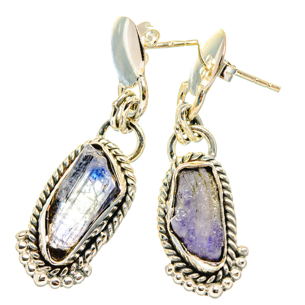 Tanzanite Earrings handcrafted by Anasilvercos - EARR426932 - Photo 2