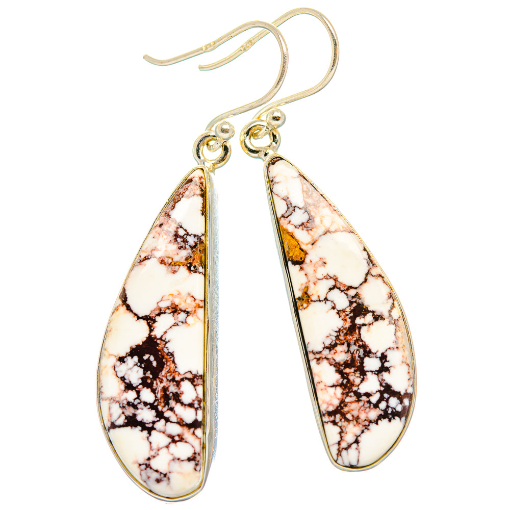 Wild Horse Jasper Earrings handcrafted by Anasilvercos - EARR426941 - Photo 2