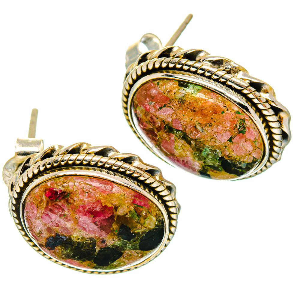 Tourmaline Earrings handcrafted by Anasilvercos - EARR426955 - Photo 2