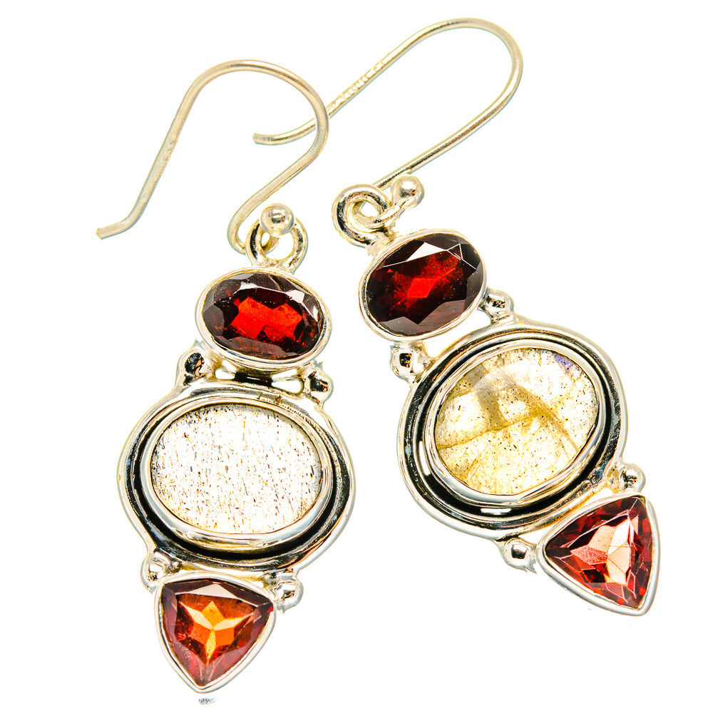 Labradorite Earrings handcrafted by Anasilvercos - EARR426989 - Photo 2