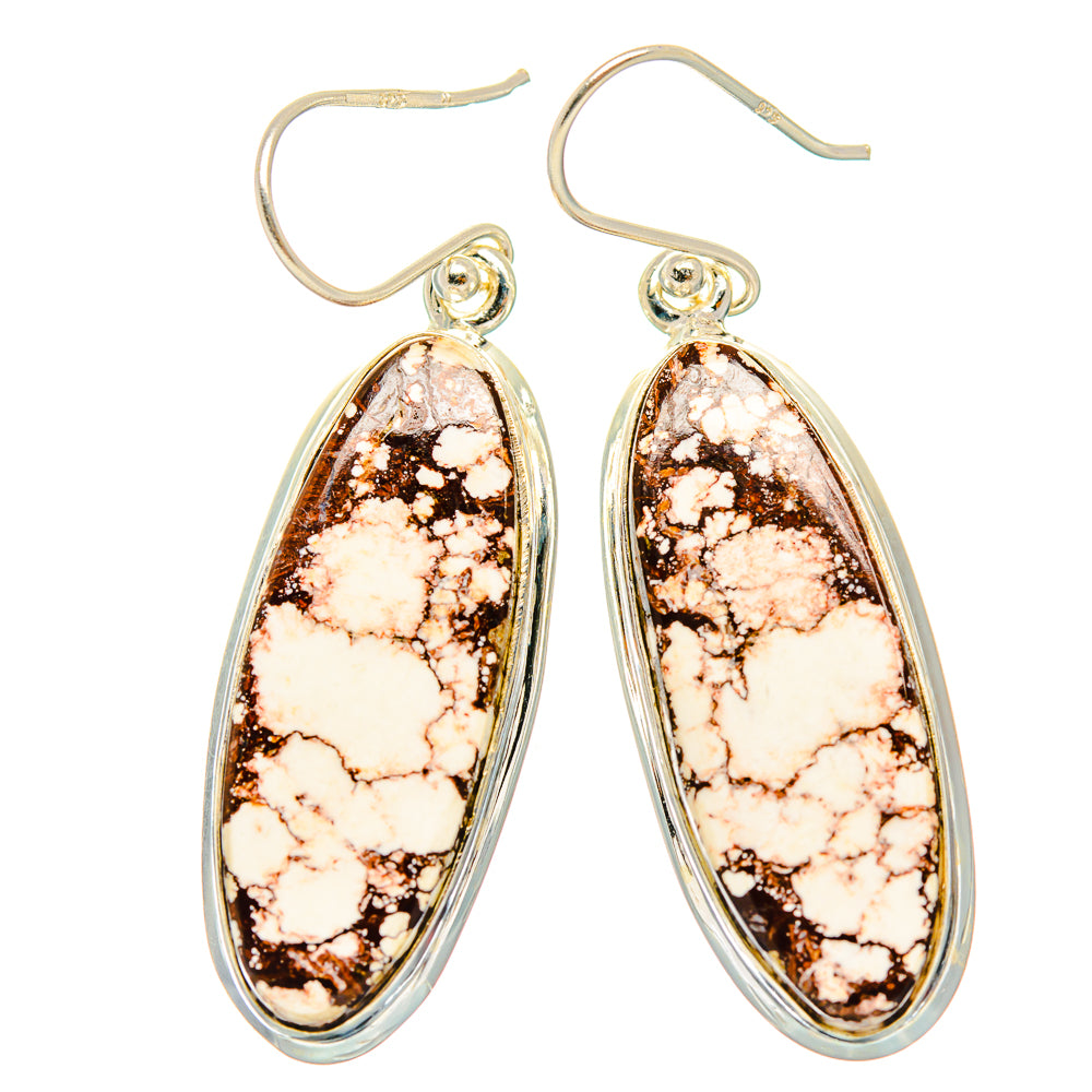 Wild Horse Jasper Earrings handcrafted by Anasilvercos - EARR426991 - Photo 2