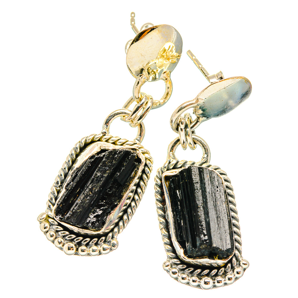 Tektite Earrings handcrafted by Anasilvercos - EARR426992 - Photo 2