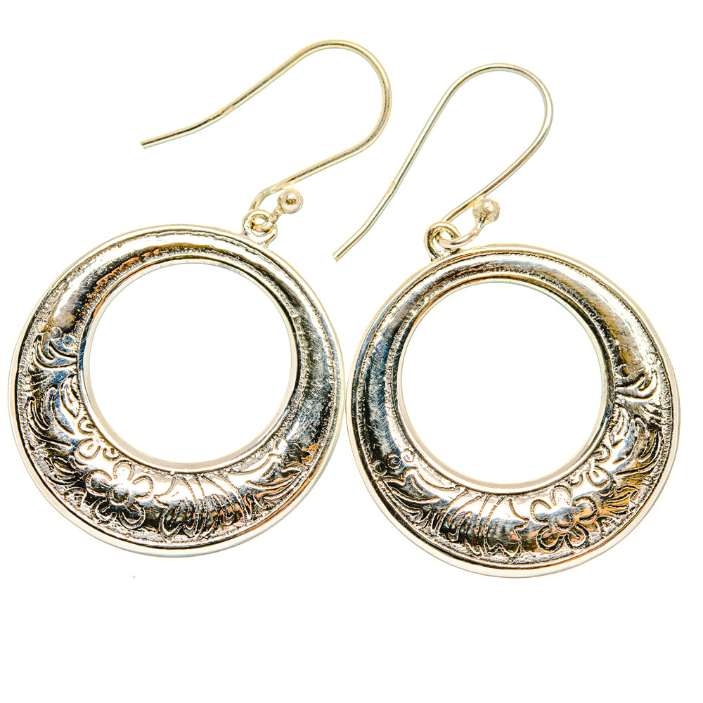 Engraved Earrings handcrafted by Anasilvercos - EARR427005 - Photo 2