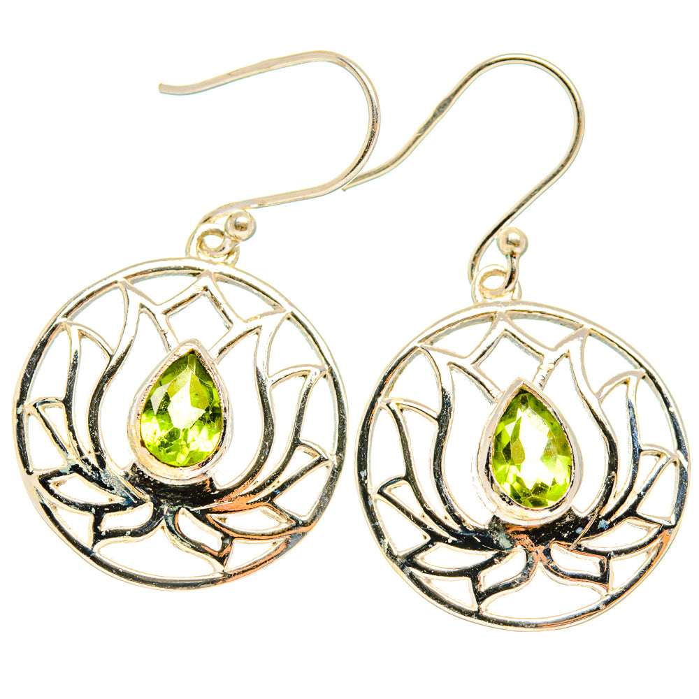 Peridot Earrings handcrafted by Anasilvercos - EARR427006 - Photo 2
