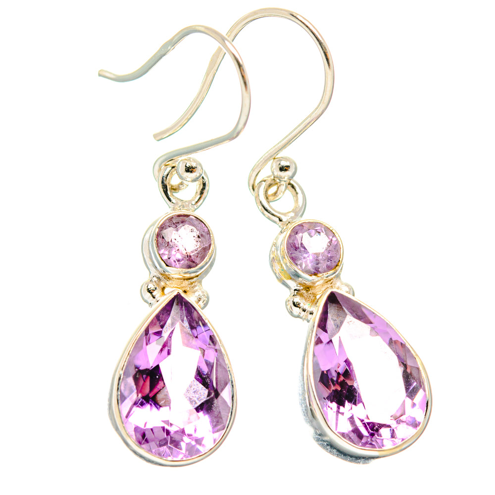 Amethyst Earrings handcrafted by Anasilvercos - EARR427045 - Photo 2