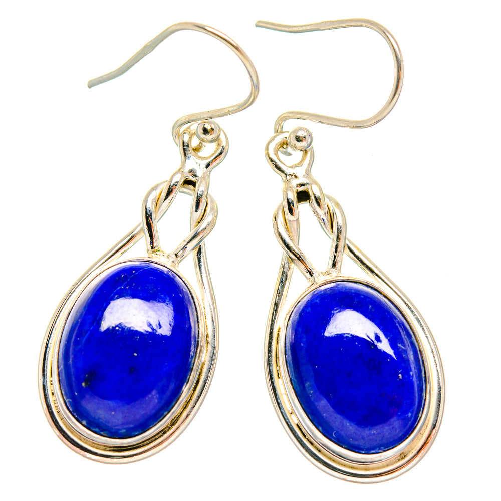 Lapis Lazuli Earrings handcrafted by Anasilvercos - EARR427050 - Photo 2