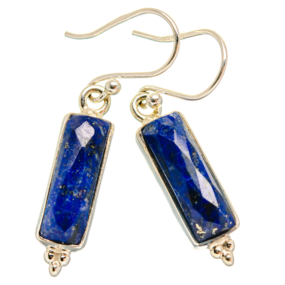Lapis Lazuli Earrings handcrafted by Anasilvercos - EARR427070 - Photo 2