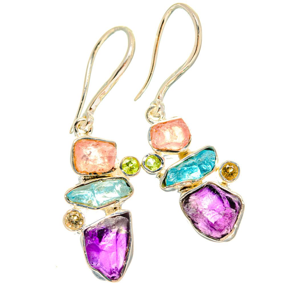 Amethyst Earrings handcrafted by Anasilvercos - EARR427078 - Photo 2