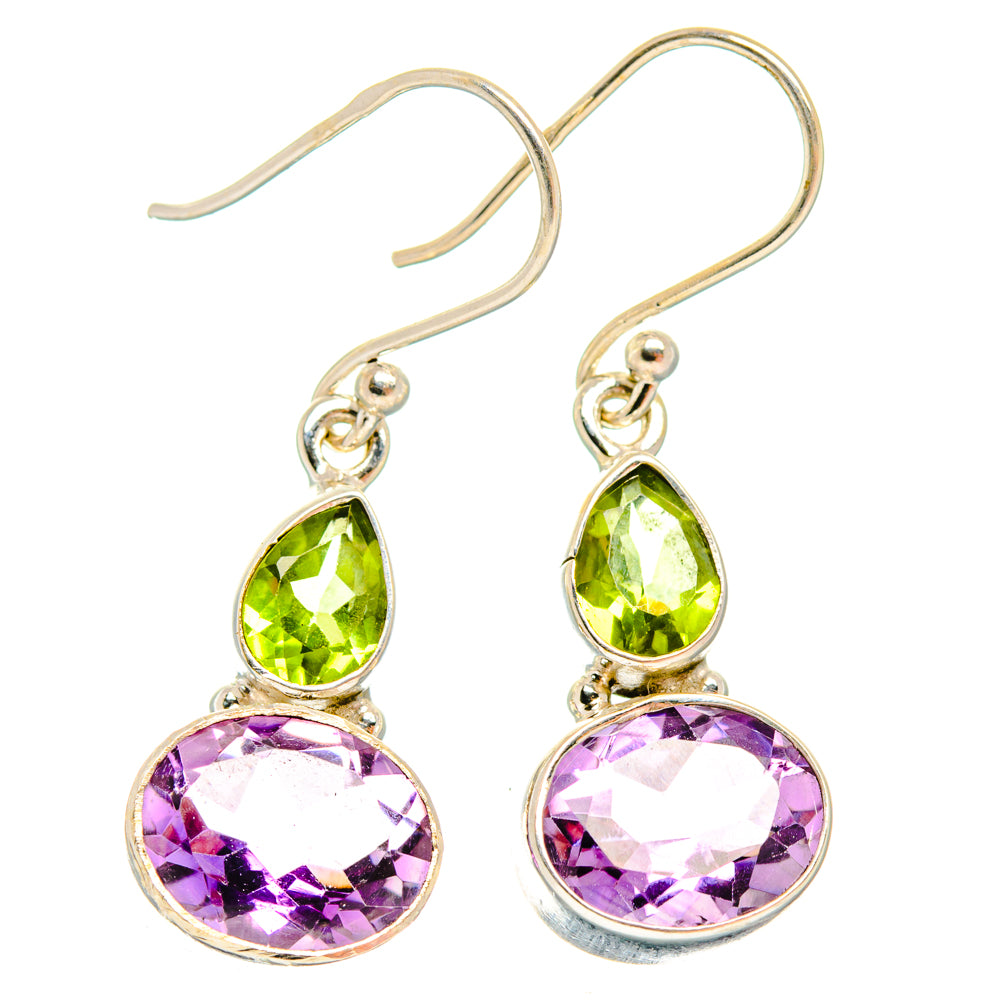 Amethyst Earrings handcrafted by Anasilvercos - EARR427080 - Photo 2