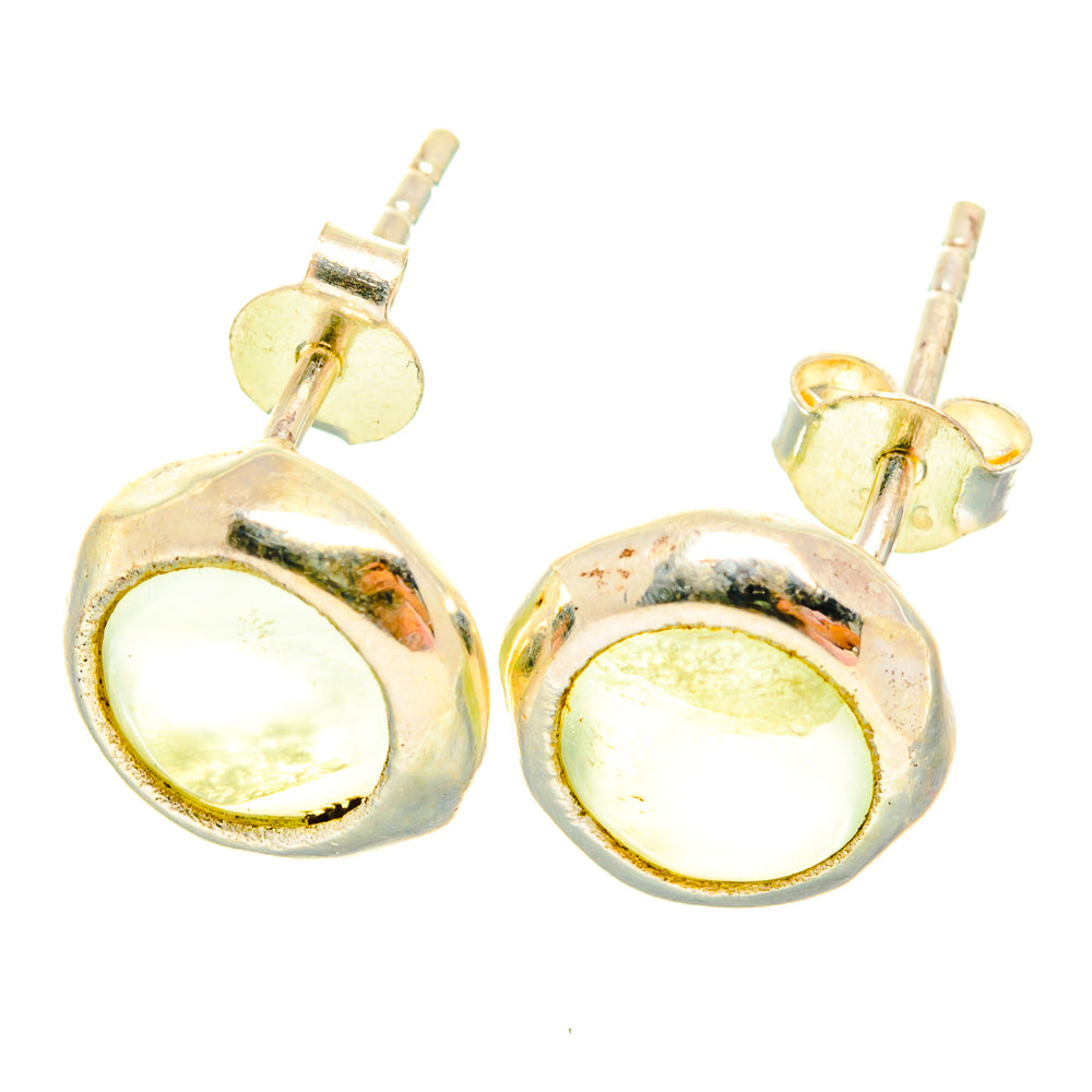 Prehnite Earrings handcrafted by Anasilvercos - EARR427084 - Photo 2