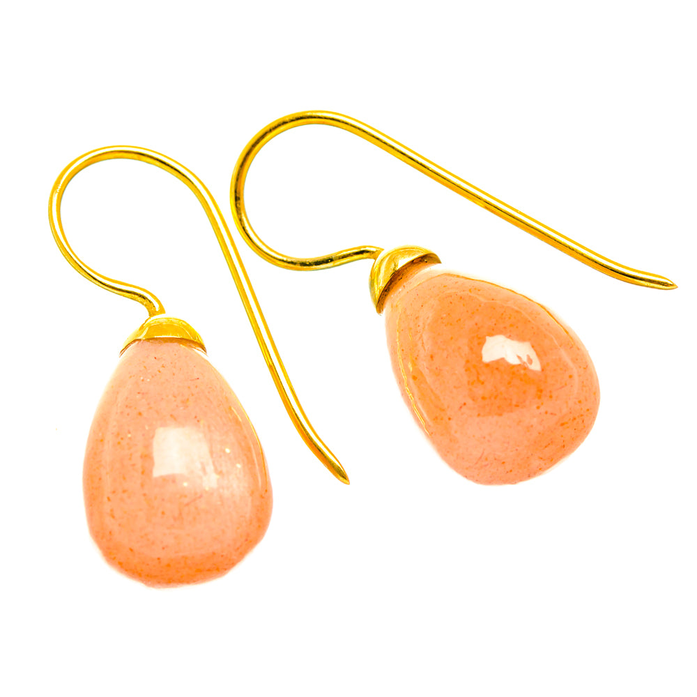 Sunstone Earrings handcrafted by Anasilvercos - EARR427137 - Photo 2