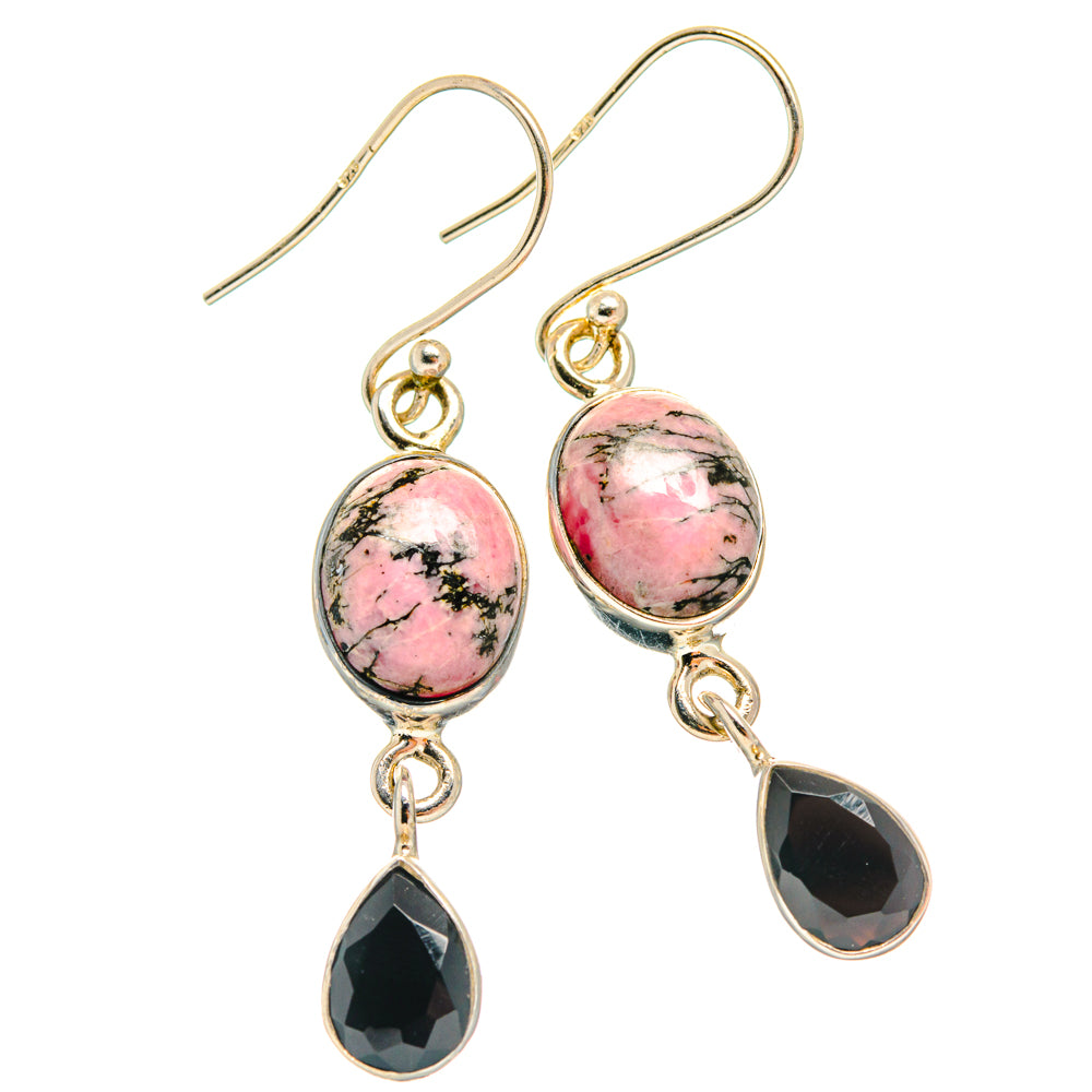Rhodonite Earrings handcrafted by Anasilvercos - EARR427167 - Photo 2