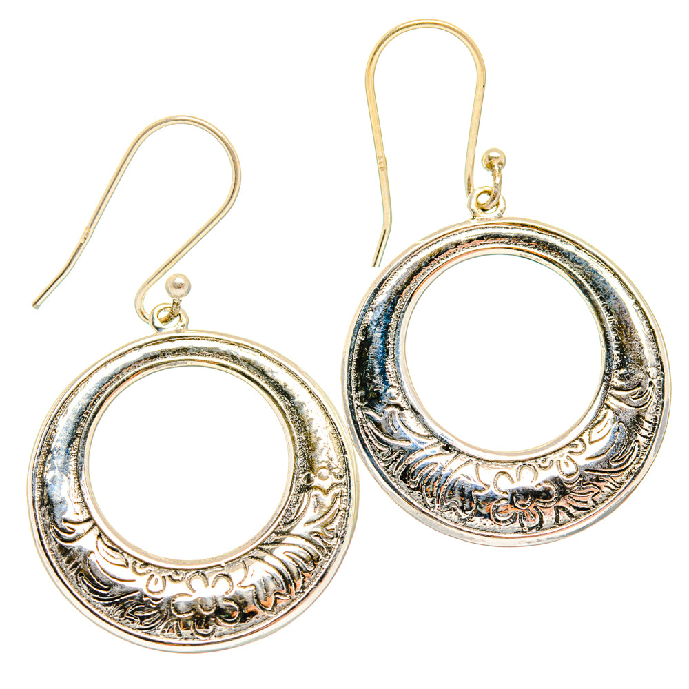 Engraved Earrings handcrafted by Anasilvercos - EARR427183 - Photo 2