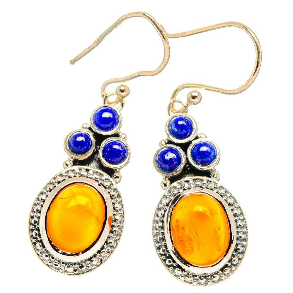 Carnelian Earrings handcrafted by Anasilvercos - EARR427187 - Photo 2